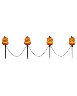Light-Up LED Jack-O-Lantern Pathway Markers -Forum Novelties Shop 01573914 e