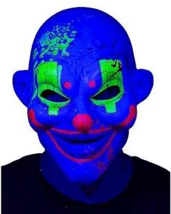 Black Light Neon Clown Full Mask -Forum Novelties Shop 01577659 c