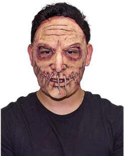 Stitched Smile Half Mask