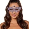 Purple Butterfly Crystal Eye Half Mask -Forum Novelties Shop 01588755 a