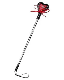 Twisted Heart Crop Whip
