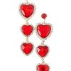 Cupid Heart Dangle Earrings -Forum Novelties Shop 01590256 a