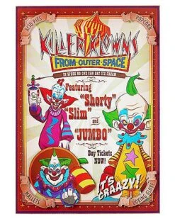 Killer Klowns From Outer Space Tabletop Sign