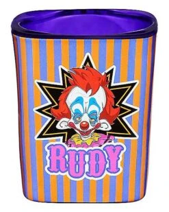 Killer Klowns From Outer Space Mini Glass Set 2 Oz. - 4 Pack -Forum Novelties Shop 01591130 c