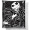 Dark Cover Jack Skellington Fleece Blanket - The Nightmare Before Chri -Forum Novelties Shop 03382215 a