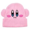 3D Kirby Face Cuff Beanie Hat - Nintendo -Forum Novelties Shop 03993128 a
