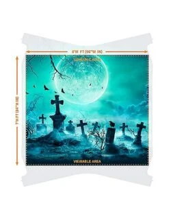 Reaper Graveyard Garage Single Door Cover 8 Reaper Graveyard Garage Single Door Cover -Forum Novelties Shop 07649296 c