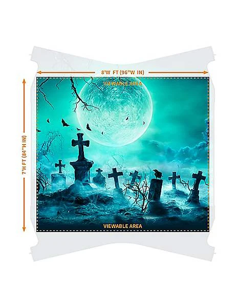 Reaper Graveyard Garage Single Door Cover 5 Reaper Graveyard Garage Single Door Cover - Image 3