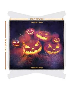 Evil Pumpkins Garage Single Door Cover -Forum Novelties Shop 07649304 c