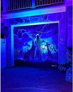 Haunted Reaper Garage Single Door Cover